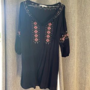 Navy and pink cupcakes and cashmere dress